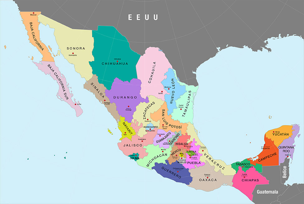 mexico map